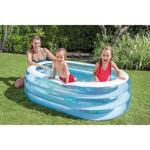 B-Ware Intex Ovaler Kinderpool 163x107 cm mit Fischmotiv für Kinder ab 3 Jahren