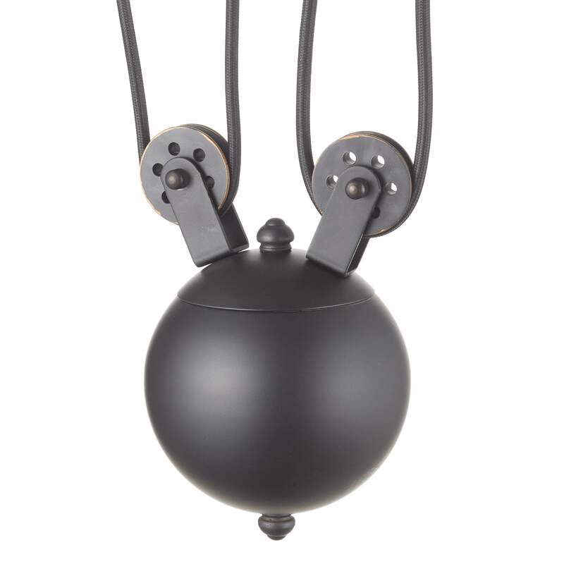 Westinghouse Hängeleuchte Iron Hill Hängeleuchte Lampe Leuchte 3fl. E27 schwarz - 4895105610751