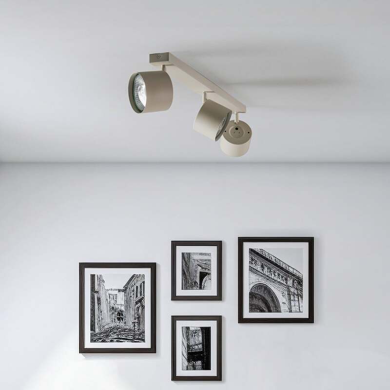 Deckenspot Chloe Deckenleuchte Deckenlampe verstellbar 3-flg beige  SIEHE TEXT - 5902553235036