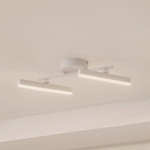 B-Ware Lindby Strahler Lichtleiste LED Spot weiß dimmbar Eldrin 2-flammig 3000K De893