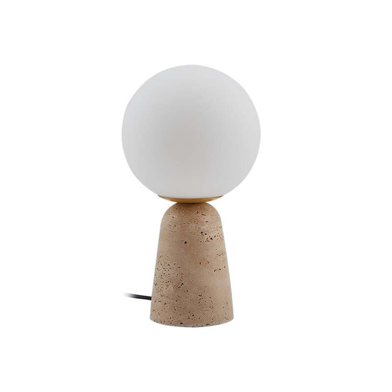 Lindby Tischleuchte Kirstan LED Lampe Tischlampe Leuchte Licht beige weiß 33cm - 4251911793741