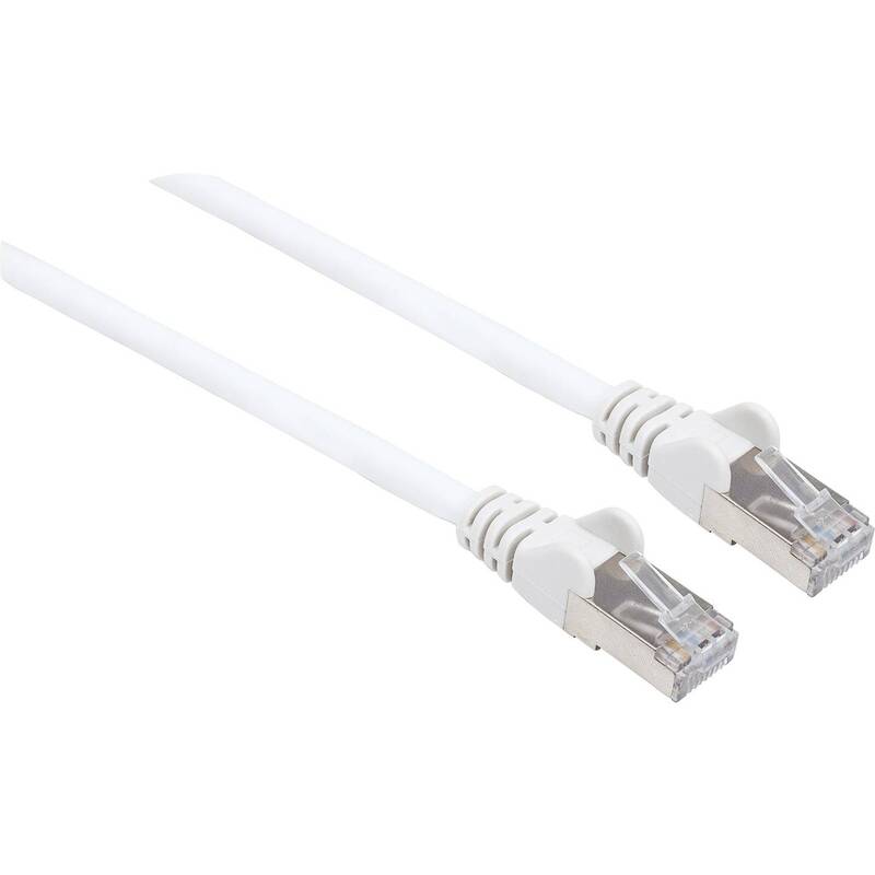 Intellinet RJ45 Patchkabel CAT 6a S/FTP 20m halogenfrei Netzwerk Kabel weiß 1 - 0766623741422