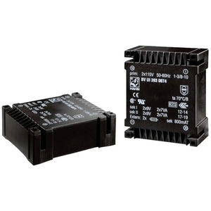 B-Ware Hahn Printtransformator 2 x 12 V/AC 30 VA Transformator 2 x 115 V 550 g 1 Stück