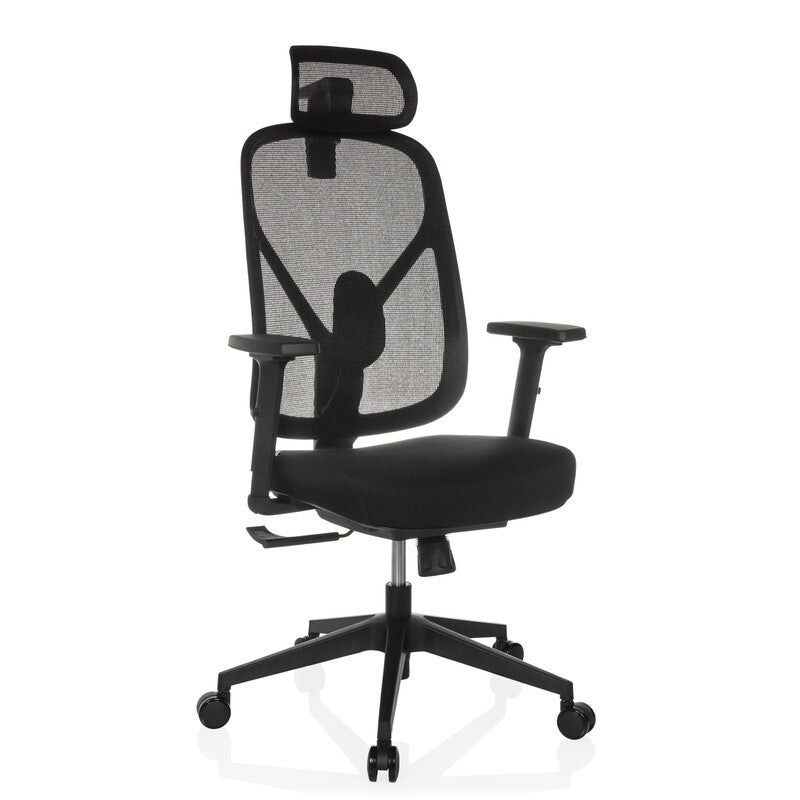 Bürostuhl Drehstuhl RALOO ECO Sitz Stoff Rücken Netz schwarz hjh OFFICE Stuhl - 4064323039068