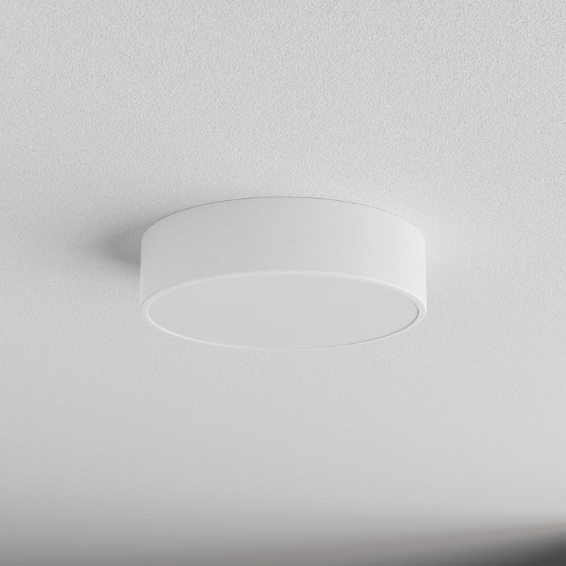 Deckenleuchte Cleo LED Lampe dimmbar Stahl Glas weiß Ø30cm IP20 E27 2-flammig - 5907623689702
