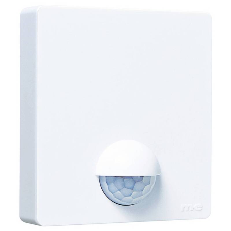 m-e modern-electronics Bewegungsmelder 120° IP54 Außenbereich Weiß 300m - 4250109133970