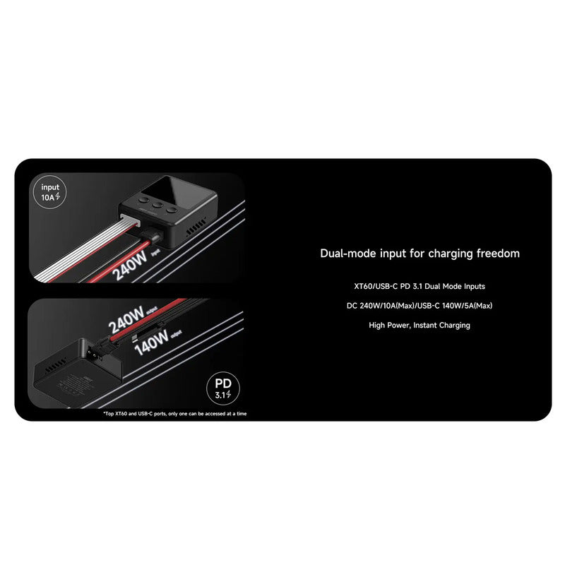 ISDT 608PD Smart Ladegerät 240W 10A für LiPo LiIon LiFe Akkus kompakt 85g - 4064161334233