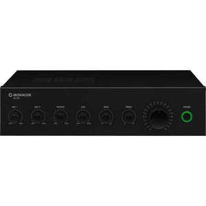 B-Ware Monacor PA-704 ELA-Verstärker 70W 4-Kanal Audioverstärker Cinch-Eingang 100V