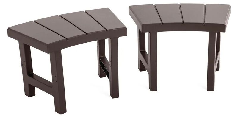 Panchina per Spa Rotinda-2 Pezzi Altezza Media - 6941057422046