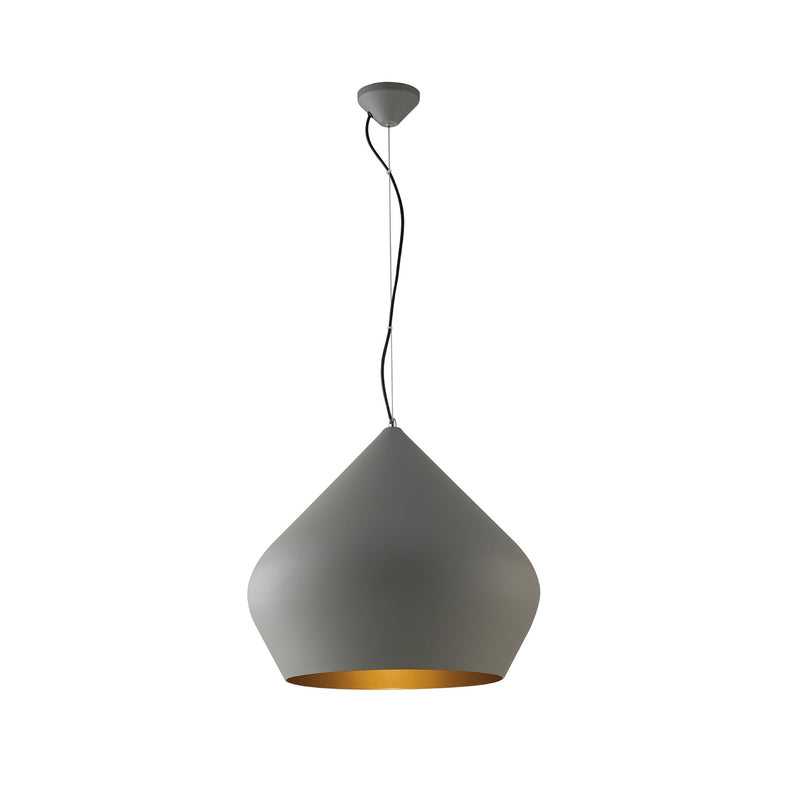 Luce Ambiente Design Hängelampe Hängeleuchte Tholos LED Pendelleuchte grau - 8031414862788