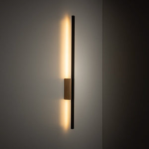 B-Ware TK Lighting Wandleuchte Wandlampe LED Flash schwarz kiefer Leuchte Leuchtmittel