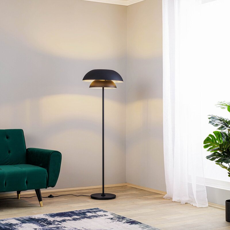 Lucande Kellina Stehleuchte Stehlampe Standleuchte Leuchte Lampe Licht Schwarz - 4251911756258