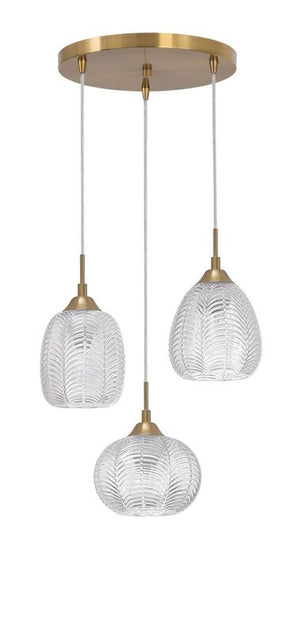 B-Ware Nova Luce Pendelleuchte Hängeleuchte VARIO Gold 3fach dimmbar E27 LED Wohnzimmer
