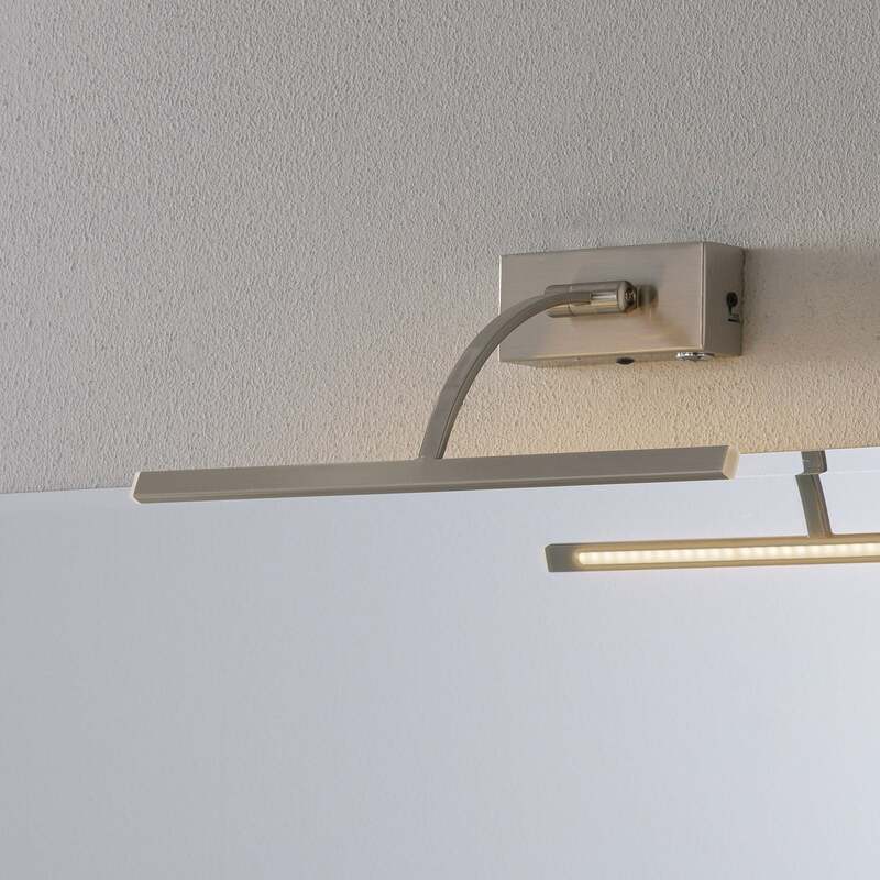 Freelight Wandleuchte Matisse LED dimmbar Wandlampe silber 34cm mit Schalter - 8718444958574