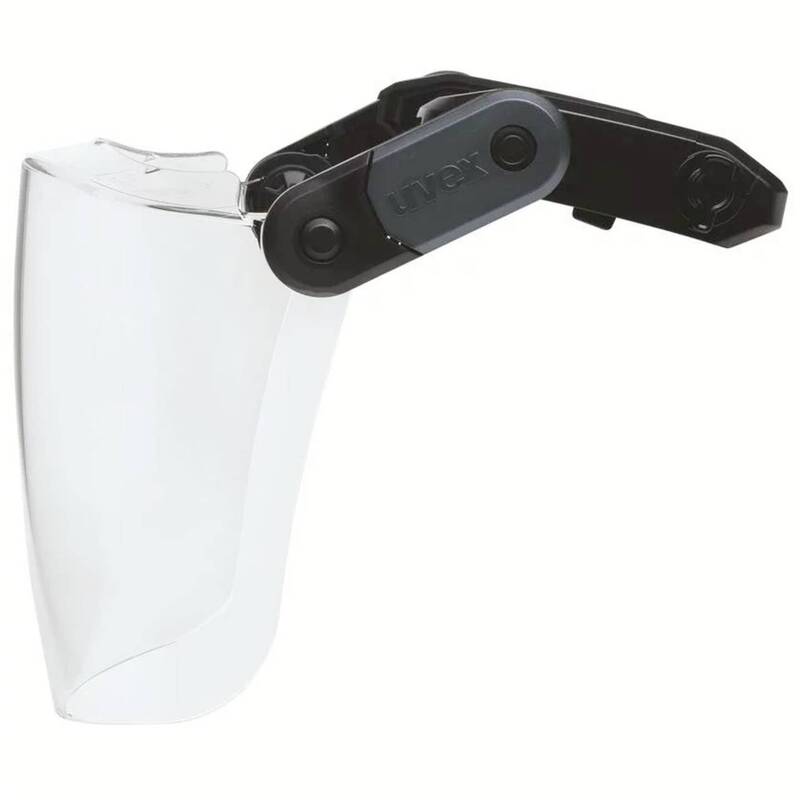 uvex Schutzvisier Gesichtsschutz Visier Pronamic Polycarbonat UV Schutz Schwarz - 4066853001706