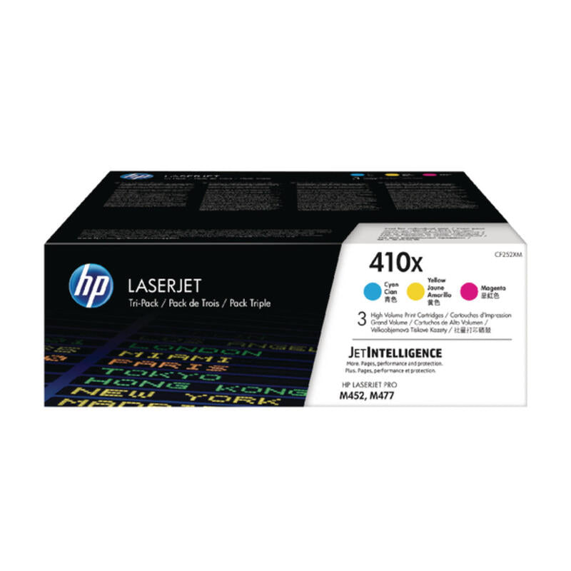HP CF252XM Nr 410X Original Toner 3 Farben Sparpack XL cyan magenta gelb - 0190780321348