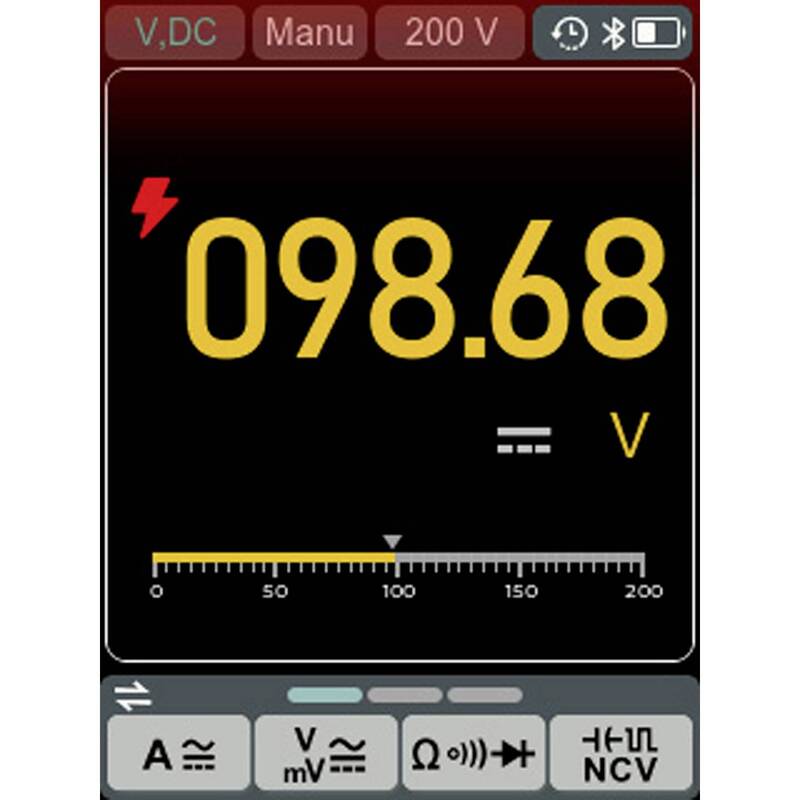 Voltcraft Strommesszange Zangenamperemeter Oszilloskop VC-1120 True RMS Digital - 4064161482408
