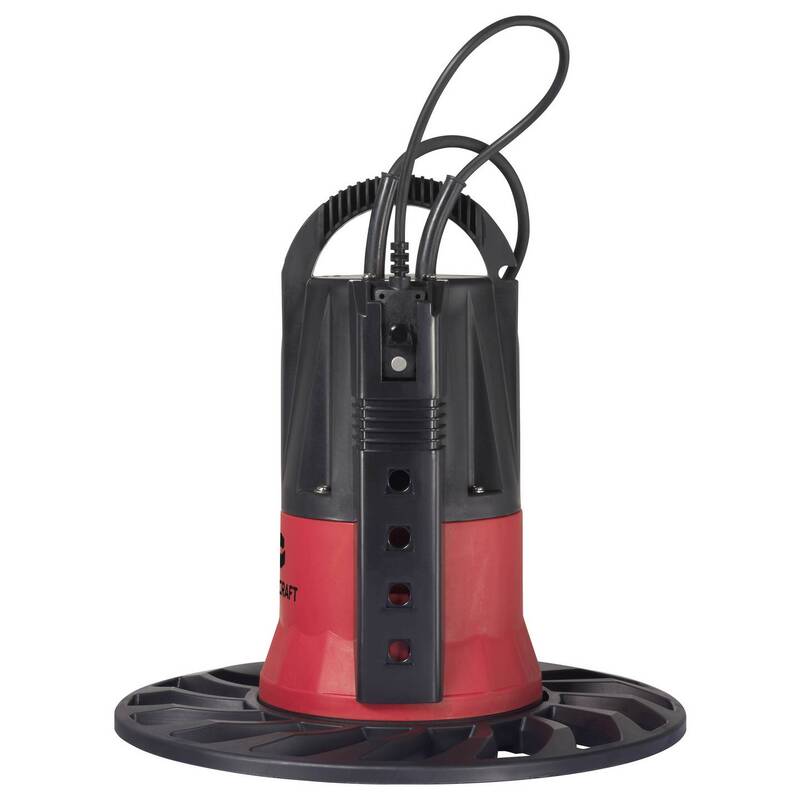 TOOLCRAFT Tauchdruckpumpe Tauchpumpe Wasserpumpe 6000l/h 7m TO-10014909 - 4064161391106