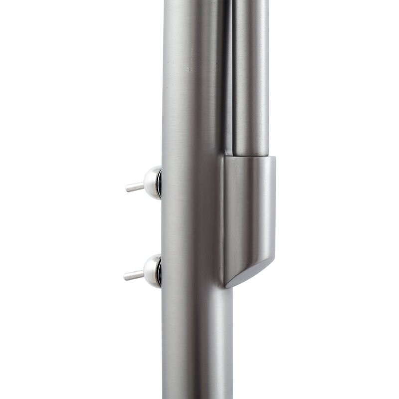 Lindby Stehleuchte Lampe Jaileen grau Textil 170 cm Leselicht - 4251911798487