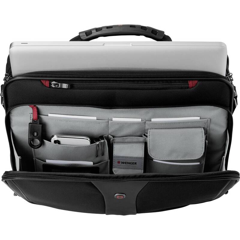 Wenger Notebook Tasche Legacy Schwarz für 40,6 cm (16") Laptop mit 3 Fächern - 7613329008058