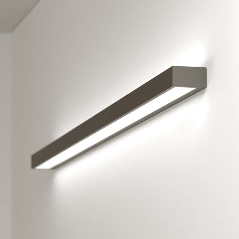 LED Wandleuchte Mera schwarz 120cm 28W 4000K Lampe Leuchte Wandlampe IP20 - 5903148515236