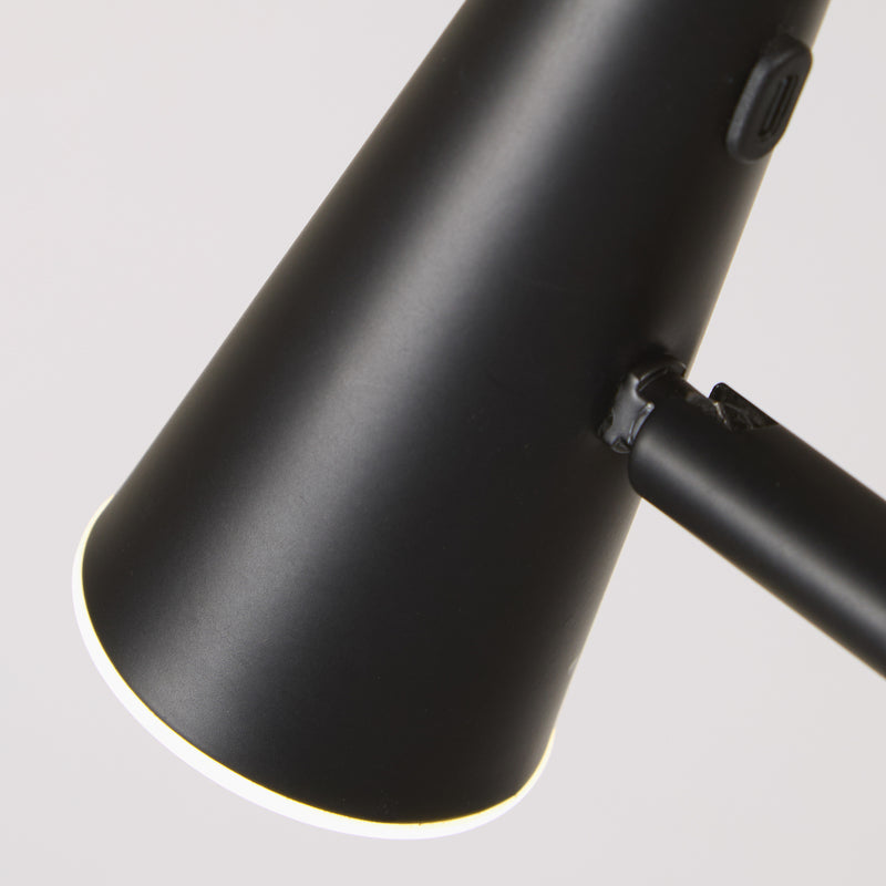 searchlight Stehleuchte Bodenlampe LED Akku schwarz matt Eisen dimmbar USB - 5053423298627