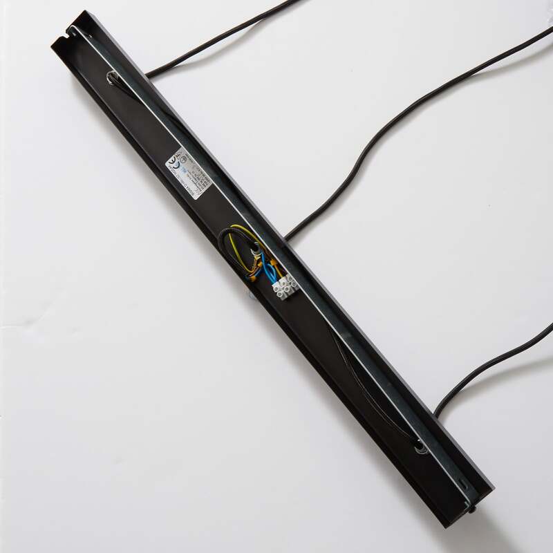 Hängeleuchte Rif Pendelleuchte dimmbar 3-flammig E27 schwarz 67x15 cm Made in EU - 5902335264001