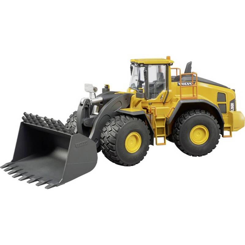 Bruder Volvo Radlader L260H Baufahrzeug mit funktionsfähigem Ladearm - 4001702024581