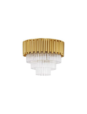 B-Ware Nova Luce Deckenleuchte Deckenlampe MAGNOLIA Gold E14 LED 5fach dimmbar Lampe