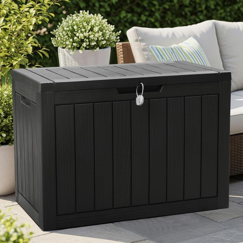 Olsen & Smith Aufbewahrungsbox Gartenbox Outdoor Box Kunststoff 78x43x56 cm 170L - 5038230173091