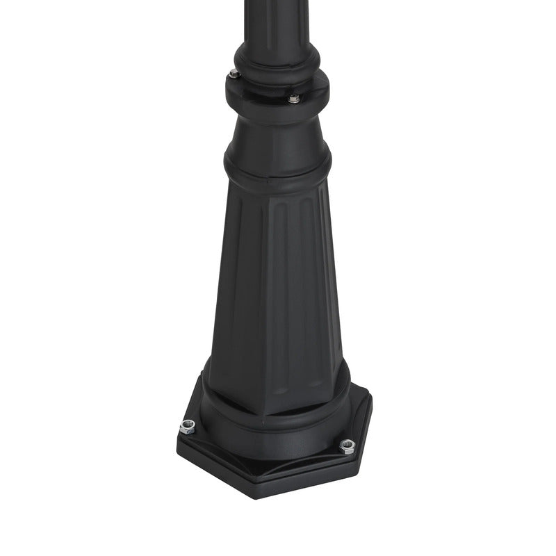 Lindby Außenleuchte Gartenleuchte Edana LED Pollerleuchte anthrazit 211cm IP44 - 4251096500387