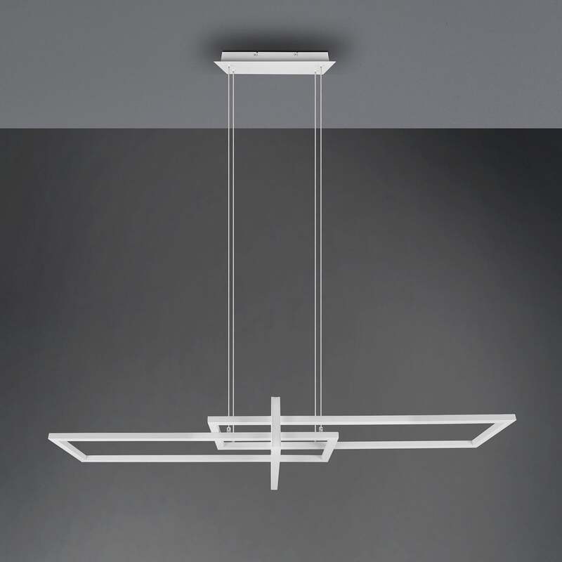 TRIO LIGHTING Hängeleuchte Salinas LED Pendelleuchte dimmbar 4000K weiß matt - 4017807487930