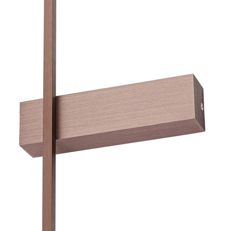 Lindby Wandleuchte Natsumi LED Wandlampe Leuchte dimmbar braun 90cm Aluminium - 4255830917615