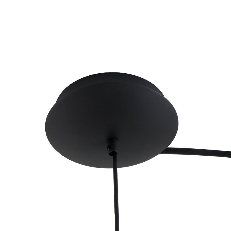 Lucande Pendelleuchte Hängeleuchte LED Metall schwarz Foco runde Leuchte 50 cm - 4251911778700