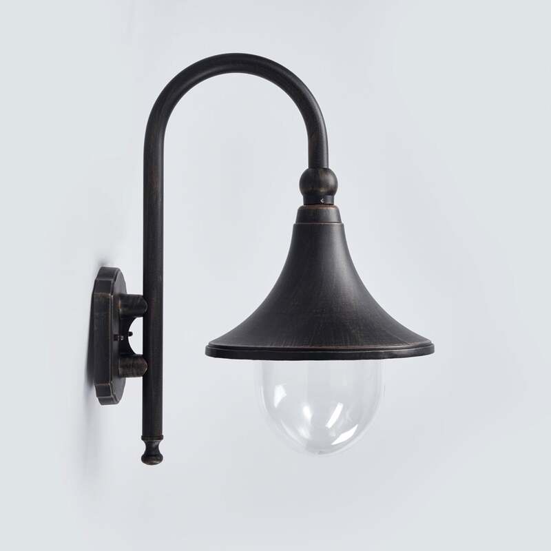Lindby Außenwandleuchte Gartenleuchte Daphne LED Lampe dimmbar schwarz IP44 - 4251096533873
