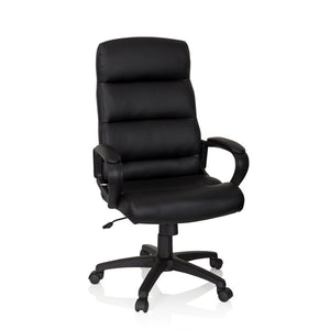 B-Ware hjh OFFICE Bürostuhl Chefsessel FUTURA 100 Kunstleder schwarz ergonomisch 110kg