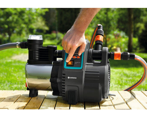 Gardena Hauswasserautomat 6000/6 Pumpe Gartenpumpe Druckpumpe 1300W 6000l/h - 4078500044370