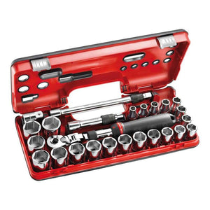 B-Ware Facom Steckschlüssel Werkzeugkoffer 21-tlg D-Box Steckschlüssel Set robust und