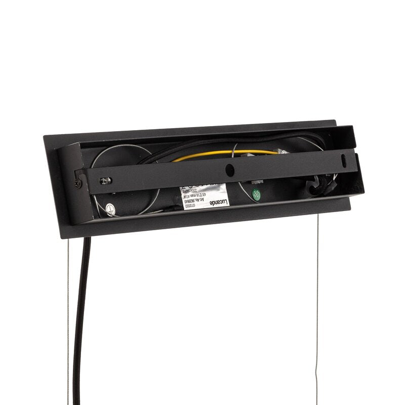 Lucande Sotiana Hängelampe Hängelampe Lampe Leuchte 4 Glaskugeln schwarz 40W E14 - 4251911746488