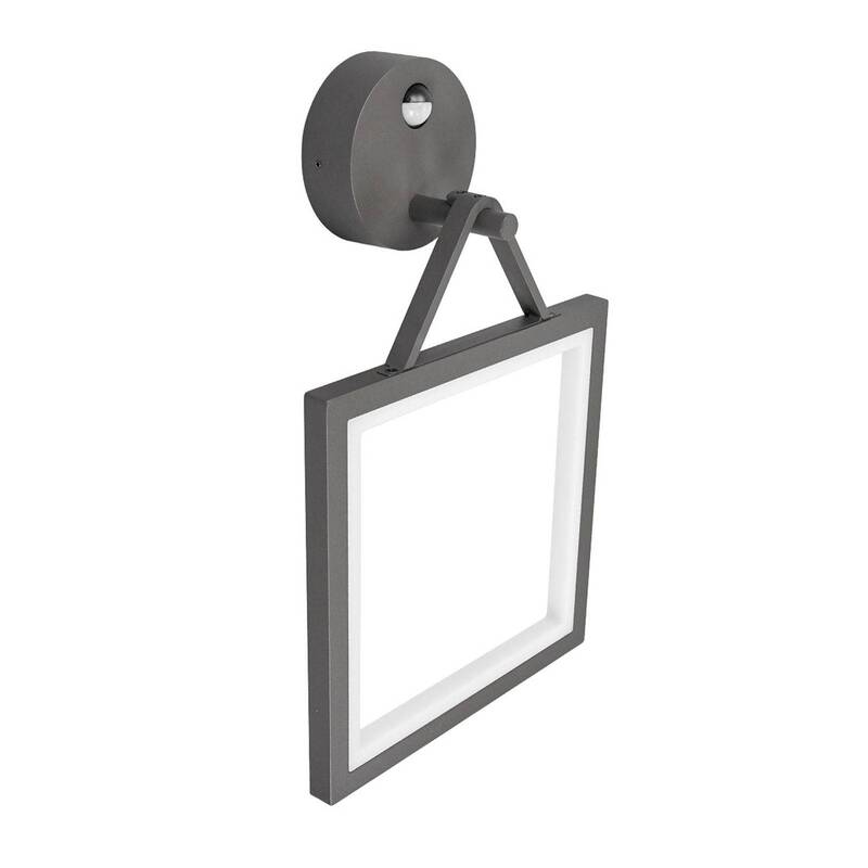 Lucande Außenleuchte Wandleuchte LED Bewegungsmelder Mirco grafitgrau weiß348 - 4251096548594