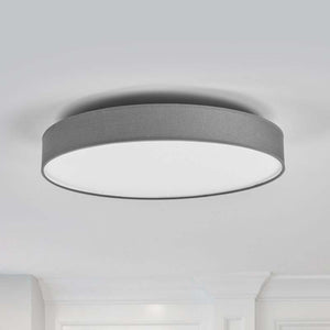 B-Ware Lindby Deckenlampe Deckenleuchte Saira LED Lampe Leuchte grau Ø50cm 3000K