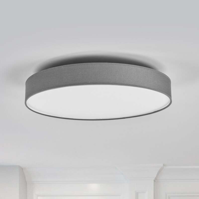 Lindby Deckenlampe Deckenleuchte Saira LED Lampe Leuchte grau Ø50cm 3000K - 4251096522174