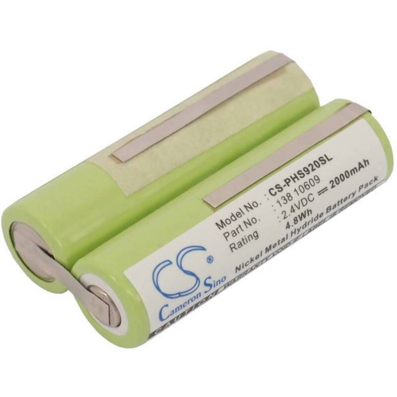 CS Cameron Sino Rasierer-Akku NiMH 2000mAh 2.4V für 3M Grundig Norelco Philips - 2050006398869