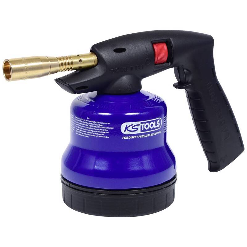 KS Tools Gasbrenner Lötbrenner Gasbrenner Lötgerät Metall Arbeitstemperatur 650C - 4042146042090
