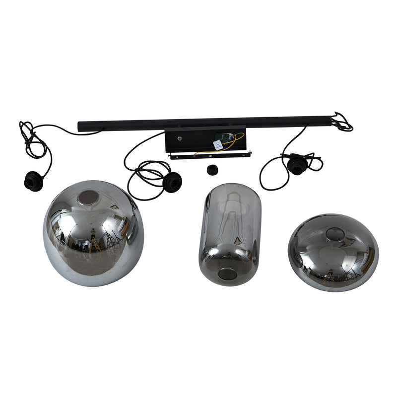 Lindby Arloris Pendellampe Pendelleuchte Lampe Leuchte 3 flammig Glasschirm 60W - 4251911743371