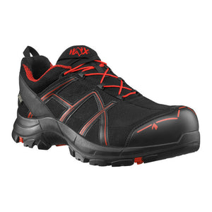 B-Ware HAIX Sicherheitsschuh BLACK EAGLE 40.1 low S3 Unisex schwarz-rot Gr. 5,5 (39)