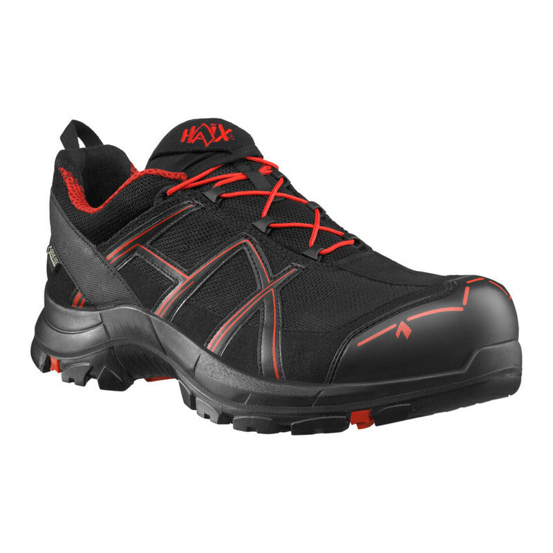 HAIX Sicherheitsschuh BLACK EAGLE 40.1 low S3 Unisex schwarz-rot Gr. 5,5 (39) - 4044465250330