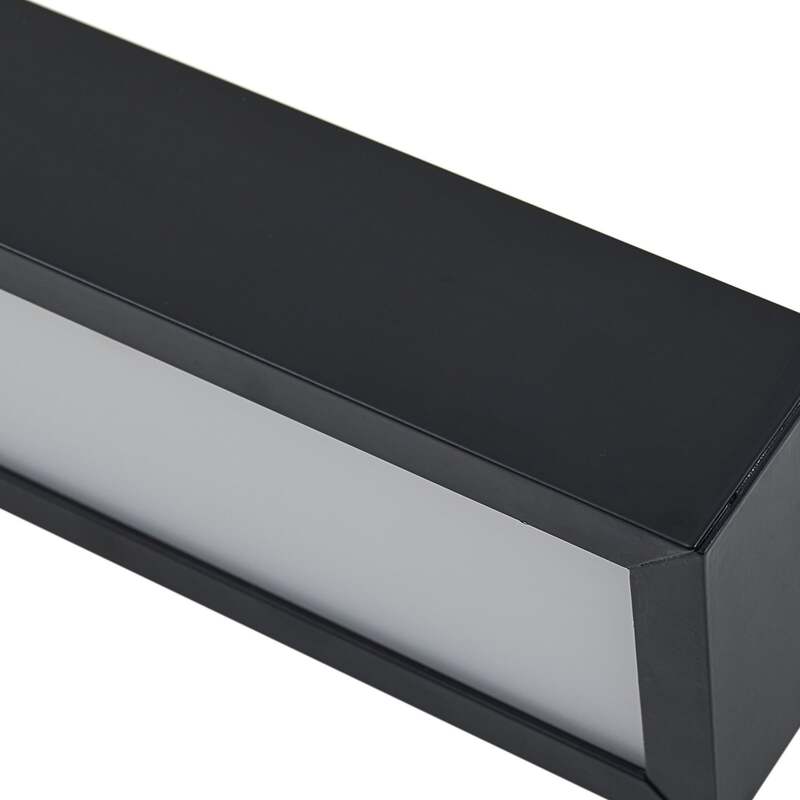 Lucande LED-Spiegelleuchte Zafira schwarz 90 cm IP44 warmweiß 2260 lm - 4251911776492