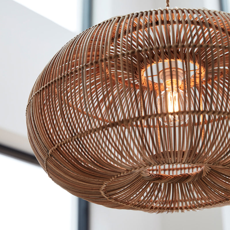 PR Home Hängeleuchte Zuri LED Pendelleuchte Lampe dimmbar beige Ø61cm 40W - 7330976127238