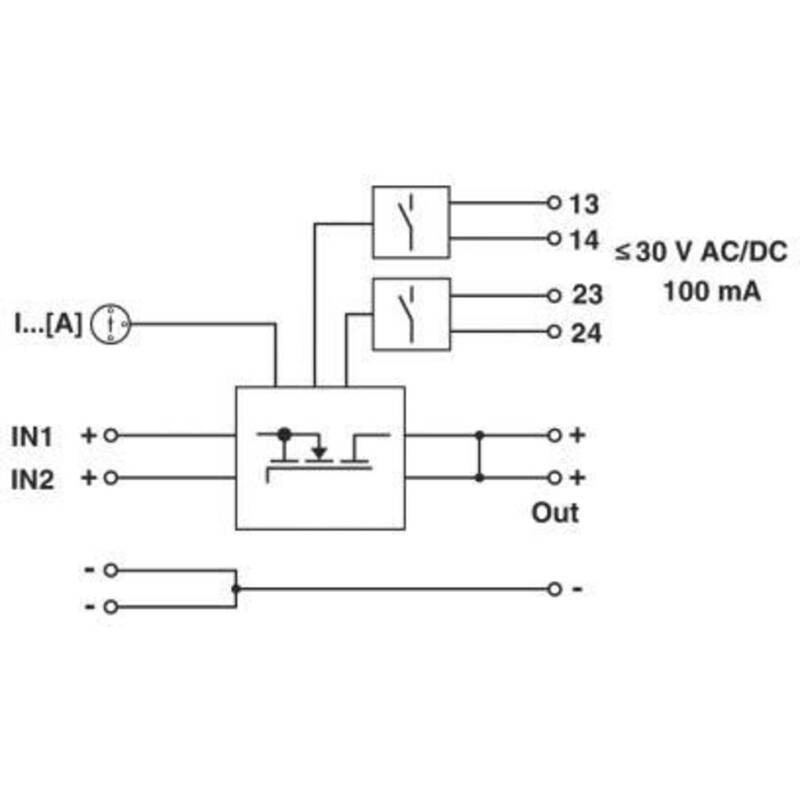 Phoenix Contact Redundanzmodul Gleichrichter QUINT ORING 24DC 2x40 1x80 LED - 4046356698276